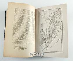 1914 Imperial Russian PANAMA CANAL RARE Antique Book Illustrated with Maps