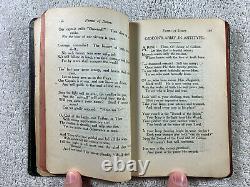 1915 Poems of Dawn Black Leather Watchtower Jehovah Rare IBSA Antique Book