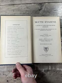 1916 Antique Medical Book Mouth Hygiene Instruction for Dental Hygienists RARE