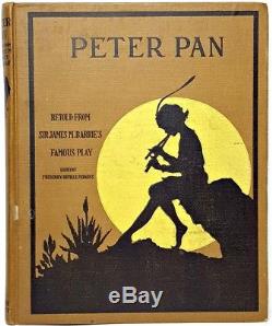 1916 PETER PAN & WENDY Antique 1ST EDITION Child J. M. BARRIE vtg Disney and RARE