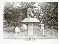 1916 antique ALICE IN WONDERLAND Picturized PHOTO BOOK Lewis CARROLL Disney RARE