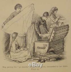 1919 LITTLE WOMEN Civil War Victorian RARE Antique SLAVERY men LOUISA MAY ALCOTT