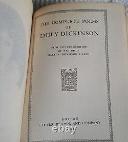 1924. THE COMPLETE POEMS OF EMILY DICKINSON. Very Rare Antique HC Poetry Book