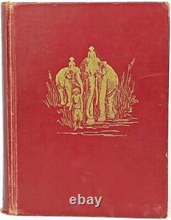 1925 THE JUNGLE BOOK Antique FIRST EDITION STATED Rudyard KIPLING art COLOR B&W