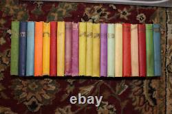 1926 RAINBOW 20 book Set JF Rutherford Watchtower Jehovah's Witnesses IBSA NICE