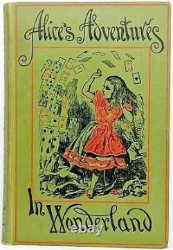 1928 Antique ALICE IN WONDERLAND Alice's RARE EDITION Adventures Child 1st Book