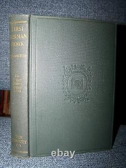 1928, First German Book, Rare, Leonard Bloomfield, The Century Co, Antique