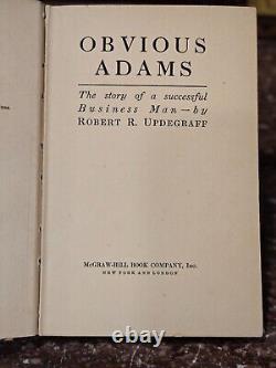 1929 Antique Book / Obvious Adams, Robert Updegraff / Rare / Good Condition