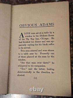 1929 Antique Book / Obvious Adams, Robert Updegraff / Rare / Good Condition