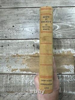 1929 Rare Antique Execution History Book Rope & Faggot Walter White, 1st ed