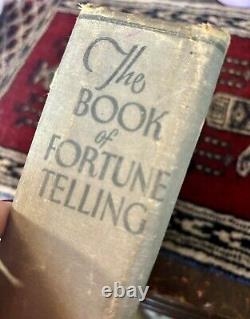 1935 The Book Fortune Telling by Madame Fabia Antique Huge Witch Heirloom