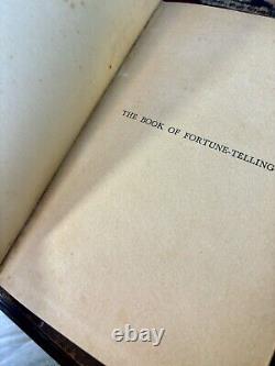 1935 The Book Fortune Telling by Madame Fabia Antique Huge Witch Heirloom