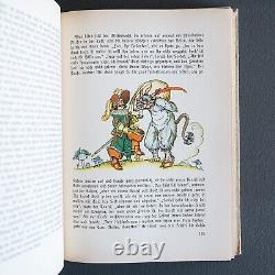 1937 Brothers Grimm Fairy Tales Dragons Monsters Occult Demons Myth Rare Antique