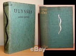 1937 Ulysses JAMES JOYCE First Edition WITH DUSTJACKET! Ex Rare Antique Book 1st