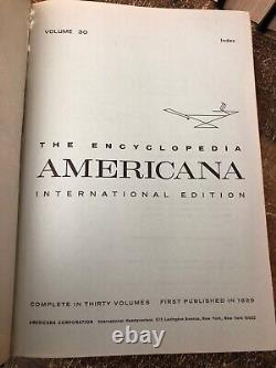 1967 Encyclopedia Americana Partial 19-26, 28-30 Set Vintage Rare Antique Book