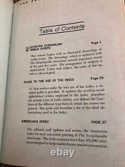 1967 Encyclopedia Americana Partial 19-26, 28-30 Set Vintage Rare Antique Book