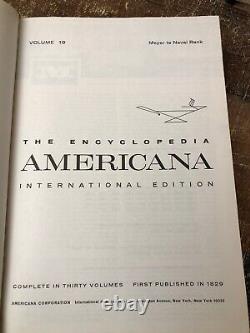 1967 Encyclopedia Americana Partial 19-26, 28-30 Set Vintage Rare Antique Book