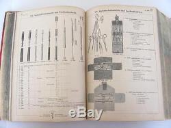 19C. ANTIQUE MEDICAL & SURGICAL INSTRUMENTS CATALOG BOOK AESCULAP 2850 page RARE