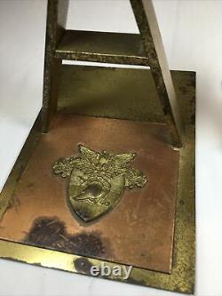 2 ANTIQUE WEST POINT MILITARY ACADEMY BOOKENDS BOOK ENDS 1934 extremely rare HTF