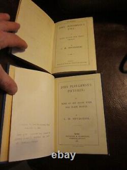 2-antique 1880c. H Spurgeon Books-john Ploughman's Talk & Picturesrare Set