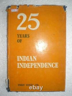 25 Years Of Indian Independence Rare Antique Book India 1947