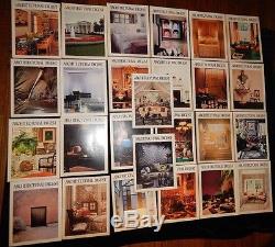 26 Issues New Rare Architectural Digest Magazine's Vintage 1979-1983 Must See