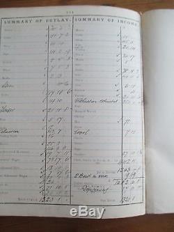 3 Rare Antique Hand Written Farmers Diaries & Account Books 1892 To 1896