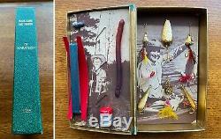 4 VINTAGE MARATHON LURE BOOKS, RARE 1963,58,55, &50, 3 COMPLETE WithLURES, NO RES