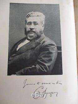 4 Volumes, C H Spurgeon's Autobiography, Rare Antique, Published 1897 1900