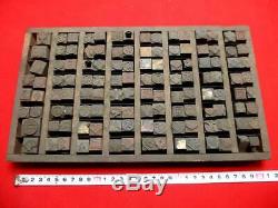 7-125 Rare 19 century wooden type printing type blocks Japanese woodblock book