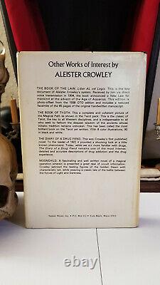 777 and Other Qabalistic Writings of Aleister Crowley Rare Occult Book 1982 ed