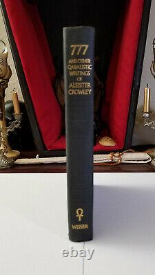 777 and Other Qabalistic Writings of Aleister Crowley Rare Occult Book 1982 ed