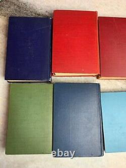 8 Victorian Antique Hardcover Ornate Gilt Gilded Embossed Book Estate Collection