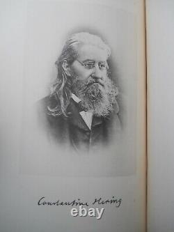 A Memorial Constantine Hering 1880 Rare Antique Book