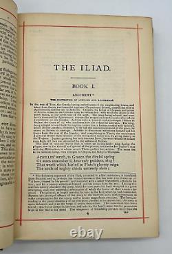 A RARE 1884 Copyright Edition of The Illiad by T. Y. Crowell & Co