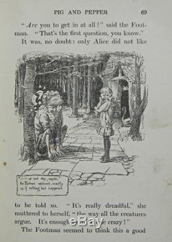 ALICE IN WONDERLAND Antique 1ST ED Alice's RARE Disney Adventures LEWIS CARROLL