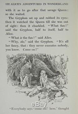 ALICE IN WONDERLAND Antique FIRST EDITION Alice's RARE Disney Adventures CARROLL