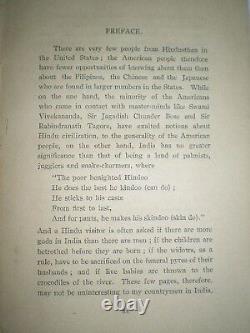 AMERCA THROUGH HINDU EYES RARE ANTIQUE BOOK INDIA illustration 1918