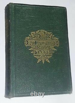 ANTIQUE RARE BOOK 1800's First Edition Sut Lovingood's APPALACHIA 1867