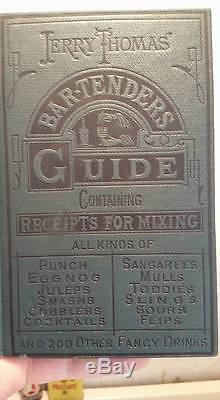 ANTIQUE RARE JERRY THOMAS BARTENDERS GUIDE 1887 Dick & Fitzgerald