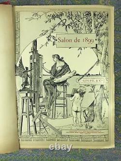 ANTIQUE Salon De 1899 (HC, Spine Damage, 1899, #24/400) Art Book RARE