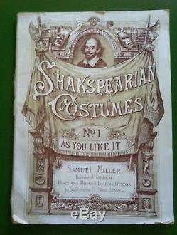 ANTIQUE William Shakespeare Costumes 1st ed folio No. 1 AS YOU LIKE IT BOOK RARE