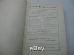 ATTRACTIVE SET 12 Vol. JEWISH ENCYCLOPEDIA 1903 set antique RARE books COMPLETE