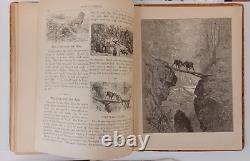 Aesops Fables Hardcover Rare Antique Book 1884 Illustrated New York Worthington