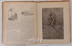 Aesops Fables Hardcover Rare Antique Book 1884 Illustrated New York Worthington
