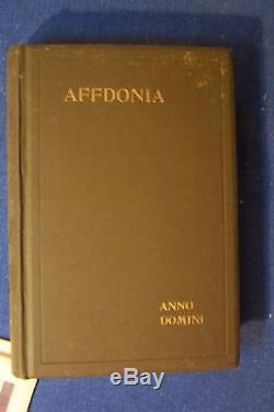 Affdonia By Anno Domini Rare Antique Old Book Sci-fi