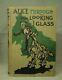 Alice Through The Looking Glass Rare Antique Old Children's Book In Wonderland