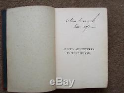 Alice's Adventures In Wonderland Macmillan & Co 1872 Rare Antique Hardback Book