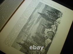 America Illustrated antique book-1876-1st edition-great etchings-illustrations