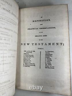 An Exposition of the Old and New Testament Matthew Henry 1st Edition 1838 Rare